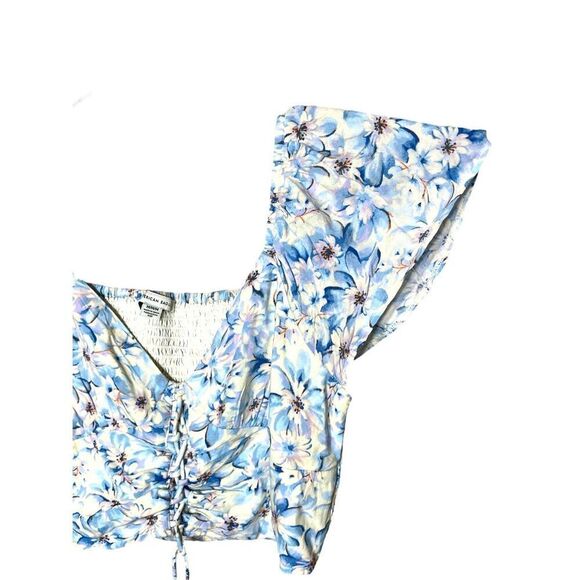 American Eagle Floral Print Cropped Top Size M - Picture 2 of 7